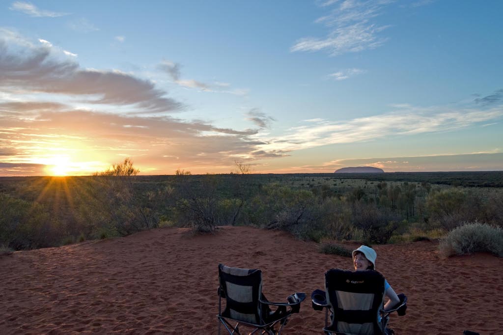 Uluru & Miche at dawn