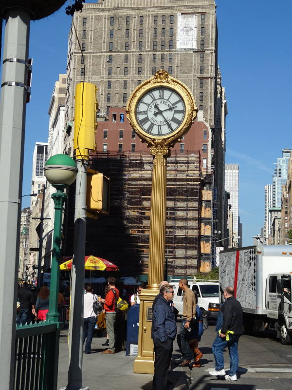 Clock in Flatiron District
