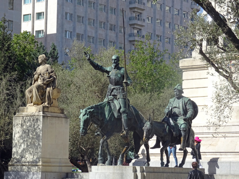 Cervantes statue
