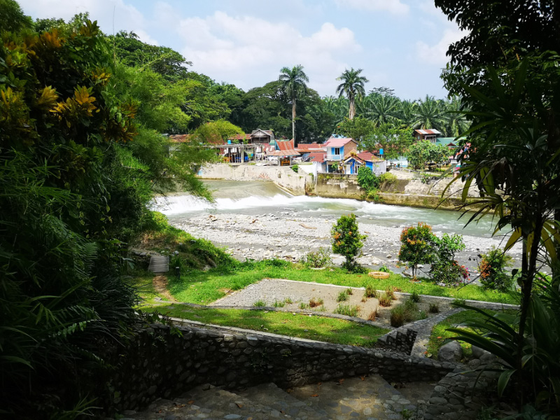 View across the river