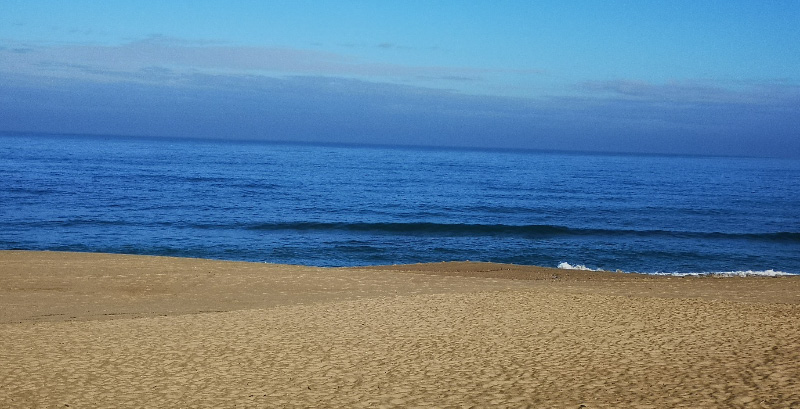 Sand, sea and sky