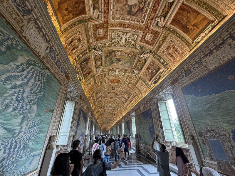 Ceiling of the Map Gallery